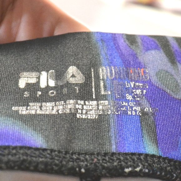 Fila Running Workout Gym Pants Leggings - Picture 3 of 3